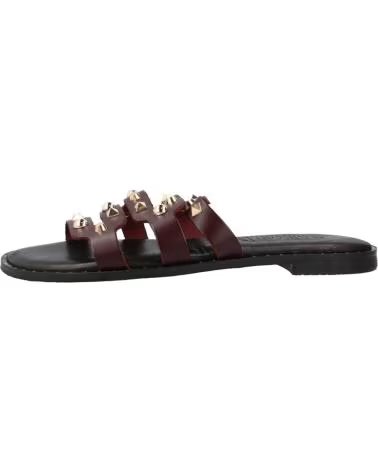 CARYATIS SANDALIAS MUJER MODELO 62104C COLOR BURDEOS BORDUX