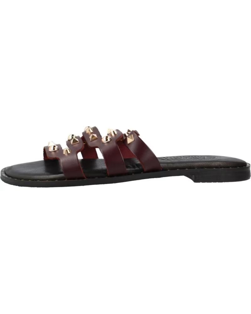 CARYATIS SANDALIAS MUJER MODELO 62104C COLOR BURDEOS BORDUX