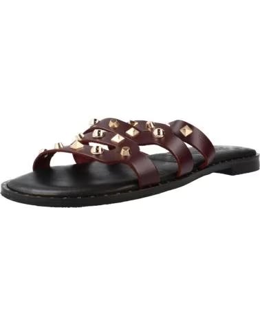CARYATIS SANDALIAS MUJER MODELO 62104C COLOR BURDEOS BORDUX