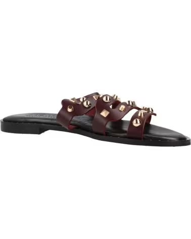 CARYATIS SANDALIAS MUJER MODELO 62104C COLOR BURDEOS BORDUX