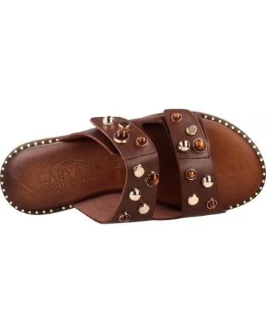 CARYATIS SANDALIAS MUJER MODELO SOFIA COLOR MARRON BROWN