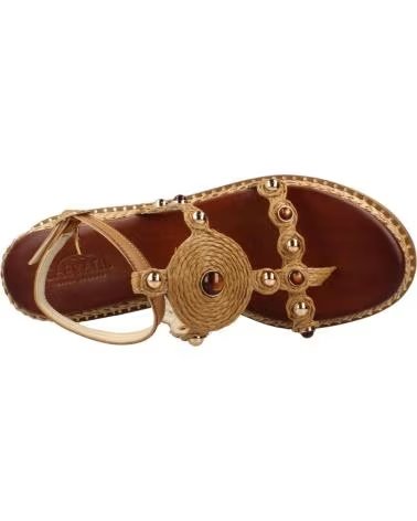 CARYATIS SANDALIAS MUJER MODELO CHARA COLOR MARRON BROWN