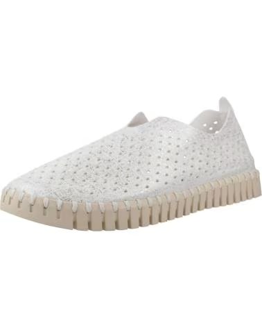 ILSE JACOBSEN ZAPATILLAS TULIP EN BLANCO PARA MUJER WHITE PEARLED IVORY