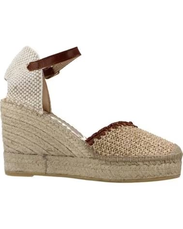 VIDORRETA ALPARGATAS MUJER MODELO 0248V COLOR BEIS MOKA