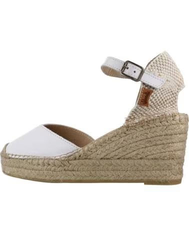 VIDORRETA ESPADRILLAS 0313V CON ZEPPA BLANCO