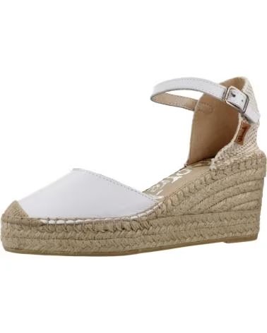 VIDORRETA ESPADRILLAS 0313V CON ZEPPA BLANCO