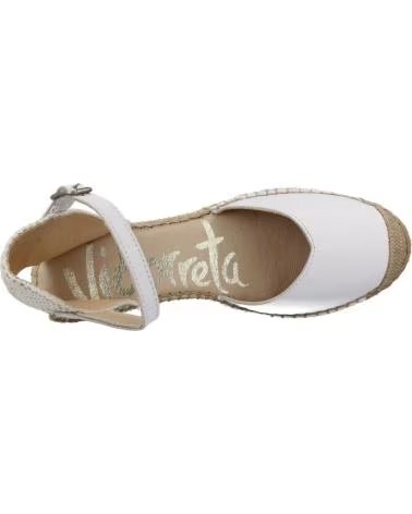 VIDORRETA ESPADRILLAS 0313V CON ZEPPA BLANCO
