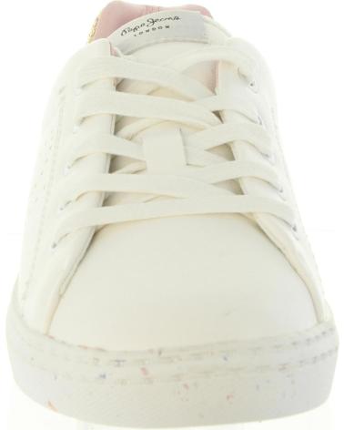 Scarpe sport per Bambina PEPE JEANS PGS30254 HALLEY 800 WHITE