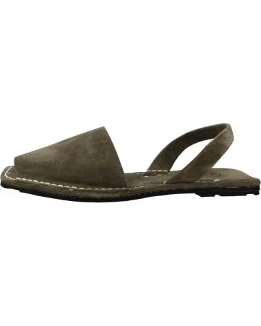 RIA MENORCA SANDALIAS HOMBRE MODELO M CAB SANDALIA ANTE CALF COLOR VERDE KAKI