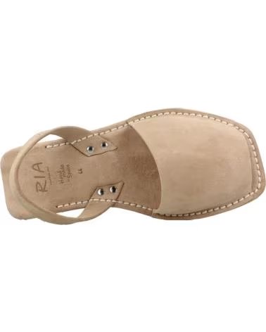 RIA MENORCA SANDALIAS HOMBRE MODELO M CAB SANDALIA ANTE CALF COLOR MARRO LION
