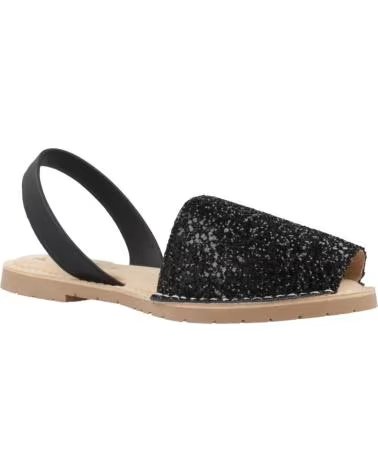 RIA MENORCA SANDALIAS MUJER MODELO 27500 21224 SANDALIA GLITTER COLOR NE NEGRO