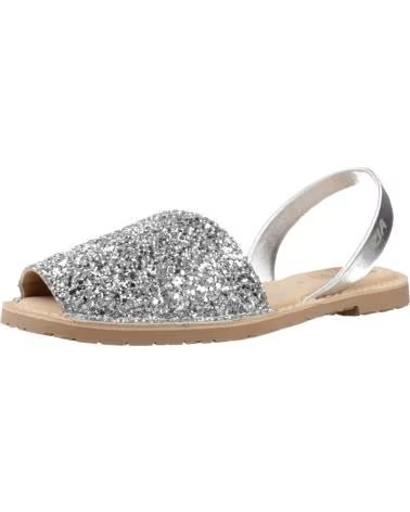 RIA MENORCA SANDALIAS MUJER MODELO 27500 21224 SANDALIA GLITTER COLOR PL PLATA