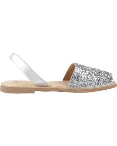 RIA MENORCA SANDALIAS MUJER MODELO 27500 21224 SANDALIA GLITTER COLOR PL PLATA