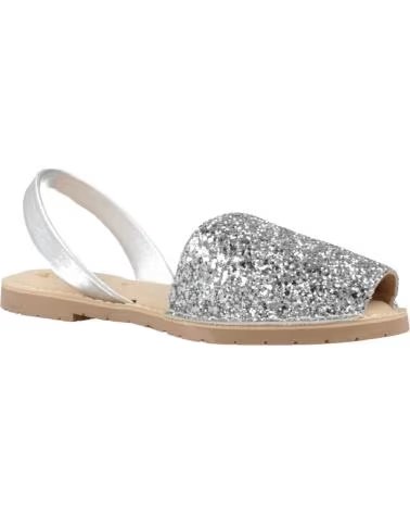 RIA MENORCA SANDALIAS MUJER MODELO 27500 21224 SANDALIA GLITTER COLOR PL PLATA