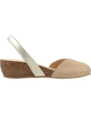 RIA MENORCA SANDALIAS MUJER MODELO 33216 2 SANDALIA ANTE COLOR ORO CHAMP CHAMPANY