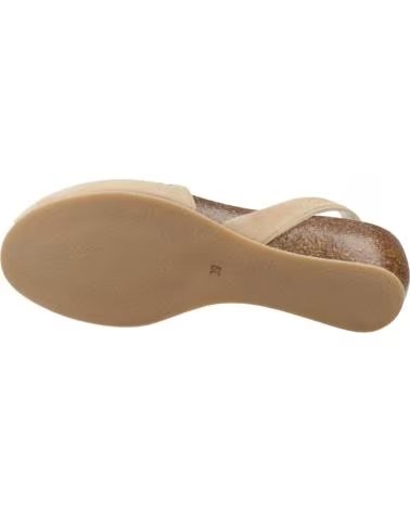 RIA MENORCA SANDALIAS MUJER MODELO 33219R SANDALIA ANTE COLOR BEIS CAMEL