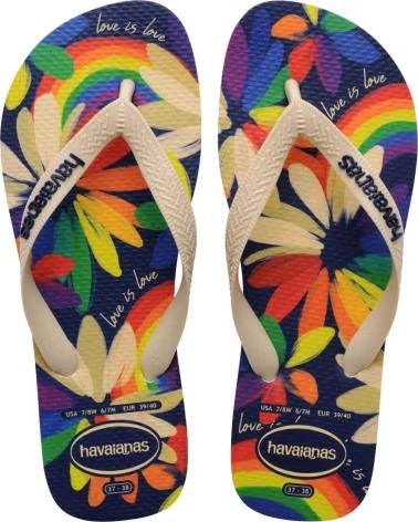 HAVAIANAS CHANCLAS TOP PRIDE SS26 BEIS 8811BEIGE