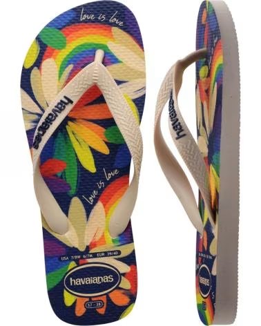 HAVAIANAS CHANCLAS TOP PRIDE SS26 BEIS 8811BEIGE