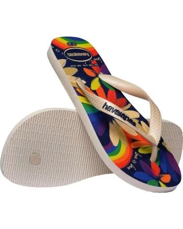 HAVAIANAS CHANCLAS TOP PRIDE SS26 BEIS 8811BEIGE