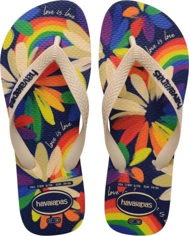 HAVAIANAS CHANCLAS TOP PRIDE SS26 BEIS 8811BEIGE