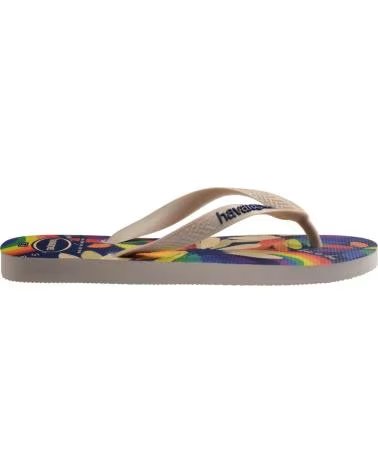 HAVAIANAS CHANCLAS TOP PRIDE SS26 BEIS 8811BEIGE