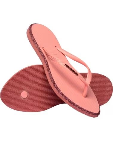 HAVAIANAS CHANCLAS MUJER MODELO HAV SLIM POINT GLITTER SS26 COLOR ROSA 1397ROSA