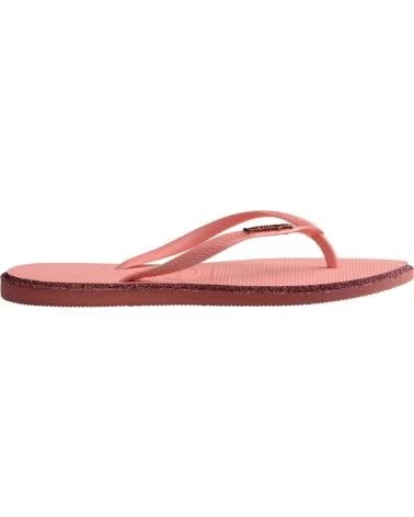 HAVAIANAS CHANCLAS MUJER MODELO HAV SLIM POINT GLITTER SS26 COLOR ROSA 1397ROSA