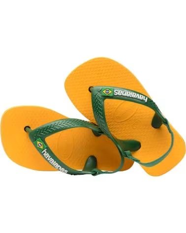 HAVAIANAS CHANCLAS NINO MODELO 4140577H COLOR AMARILLO 2151AMRVRD