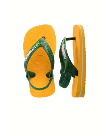 HAVAIANAS CHANCLAS NINO MODELO 4140577H COLOR AMARILLO 2151AMRVRD