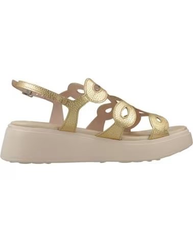 WONDERS SANDALIAS MUJER MODELO A4503W COLOR  ORO