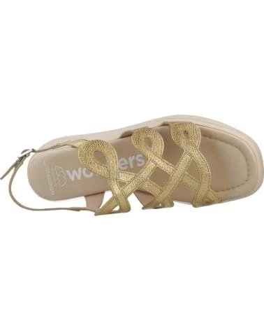 WONDERS SANDALIAS MUJER MODELO A4503W COLOR  ORO