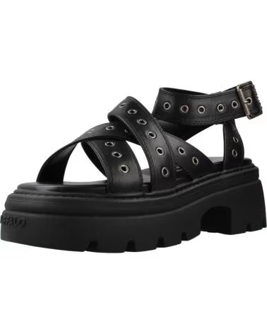 BUFFALO SANDALIAS 1602360B PLATAFORMA NEGRAS BLACK
