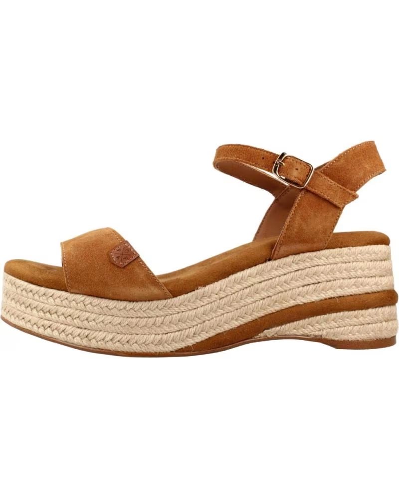 POPA SANDALIAS MUJER MODELO MERI COLOR MARRON CUERO