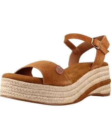 POPA SANDALIAS MUJER MODELO MERI COLOR MARRON CUERO
