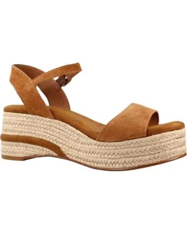 POPA SANDALIAS MUJER MODELO MERI COLOR MARRON CUERO