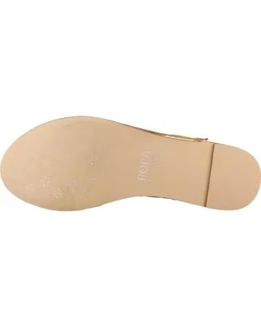 POPA SANDALIAS MUJER MODELO MERI COLOR MARRON CUERO