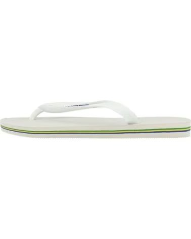 HAVAIANAS CHANCLAS MUJER MODELO BRASIL LOGO COLOR BLANCO 0001WHITE