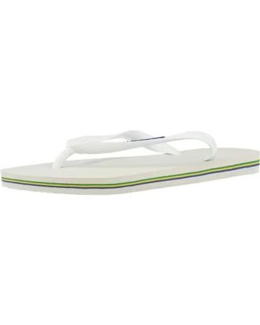 HAVAIANAS CHANCLAS MUJER MODELO BRASIL LOGO COLOR BLANCO 0001WHITE