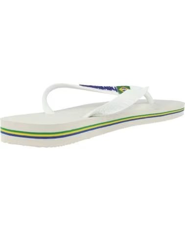 HAVAIANAS CHANCLAS MUJER MODELO BRASIL LOGO COLOR BLANCO 0001WHITE