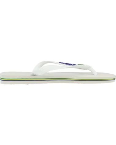 HAVAIANAS CHANCLAS MUJER MODELO BRASIL LOGO COLOR BLANCO 0001WHITE