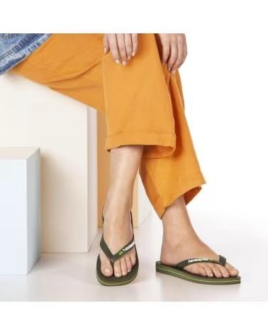 Zehansandalen-Madchen-De-Hombre-HAVAIANAS-4110850-5983-BRASIL-LOGO-GREEN-OLIVE-GREEN-OLIVE
