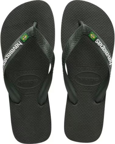 Zehansandalen-Madchen-De-Hombre-HAVAIANAS-4110850-5983-BRASIL-LOGO-GREEN-OLIVE-GREEN-OLIVE