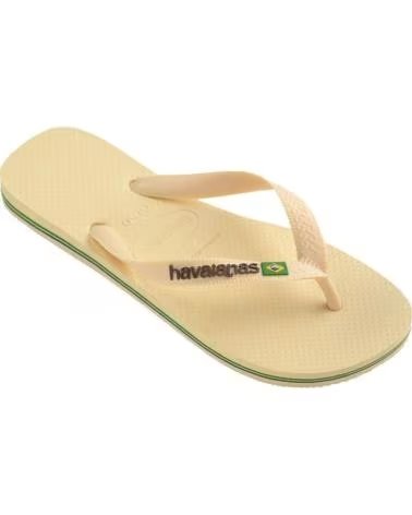 HAVAIANAS CHANCLAS MUJER MODELO BRASIL LOGO COLOR AMARILLO 9256BTTCRM