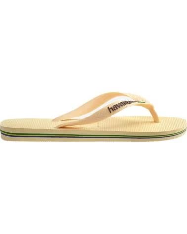 HAVAIANAS CHANCLAS MUJER MODELO BRASIL LOGO COLOR AMARILLO 9256BTTCRM