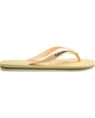 HAVAIANAS CHANCLAS MUJER MODELO BRASIL LOGO COLOR AMARILLO 9256BTTCRM