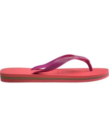 HAVAIANAS INFRADITO BRASIL LOGO ROSA 4380ROSCRL