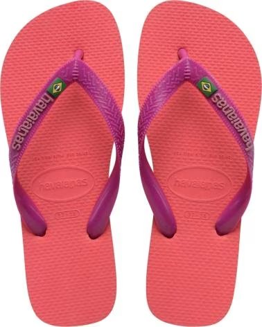 HAVAIANAS INFRADITO BRASIL LOGO ROSA 4380ROSCRL