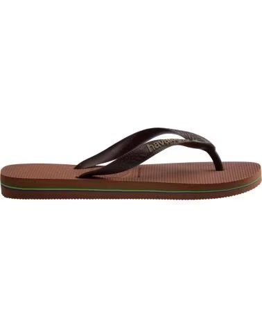 HAVAIANAS INFRADITO BRASIL LOGO MARRONE 2815MARRON