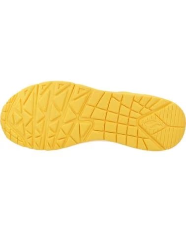 SKECHERS SNEAKERS UNO STAND ON AIR GIALLO YEL