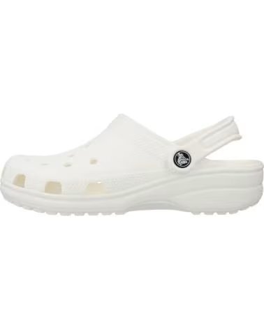 CROCS ZUECOS MUJER MODELO 10001C CLASSIC U COLOR BLANCO WHITE